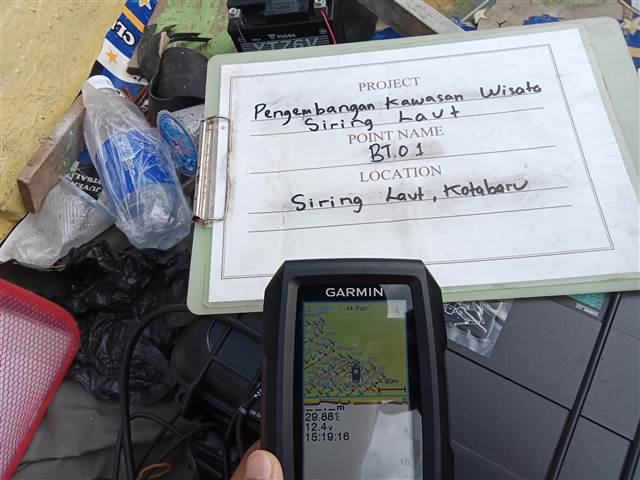 GPS bathimetri di Siring Laut, Kotabaru